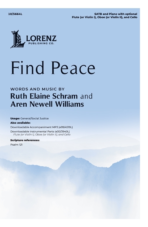 Find Peace - Schram/Williams - SATB