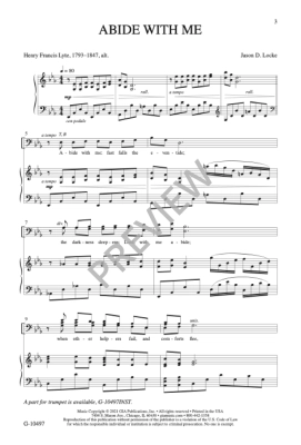 Abide With Me - Lyte/Locke - SATB