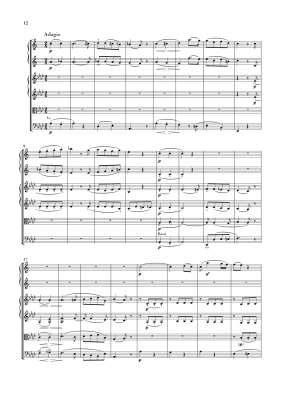 Sextet in E flat major op. 81b for 2 Horns, 2 Violins, Viola And Bass - Beethoven/Voss - Study Score - Book