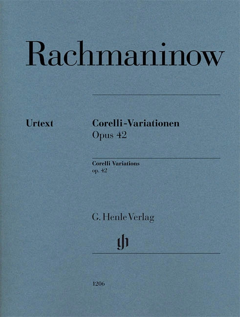 Corelli Variations op. 42 - Rachmaninoff /Gertsch /Hamelin - Study Score - Book