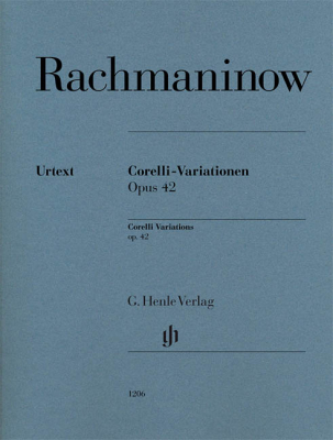 G. Henle Verlag - Corelli Variations op. 42 - Rachmaninoff /Gertsch /Hamelin - Study Score - Book