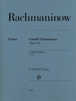 G. Henle Verlag - Corelli Variations op. 42 - Rachmaninoff /Gertsch /Hamelin - Study Score - Book