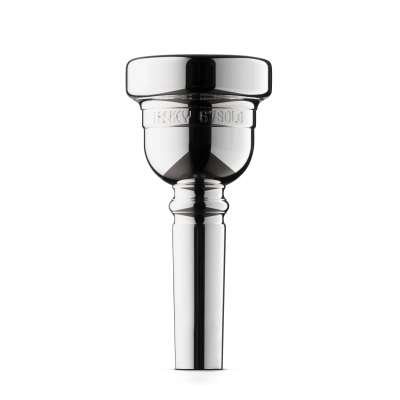 Laskey - Alessi 67 SOLO Trombone Mouthpiece - Silver Plated