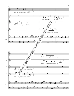 In the Early Mornin\' Rain - Lightfoot/Sirett - SATB