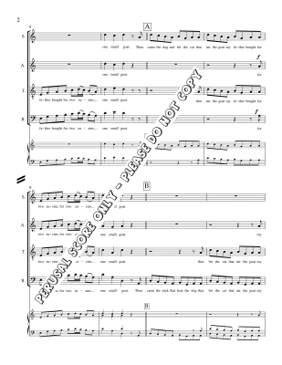 One Small Goat - Robinovitch - SATB