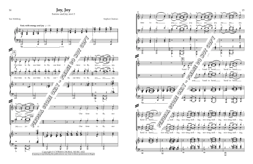 Sorrow and Joy (complete trilogy) - Chatman - SATB