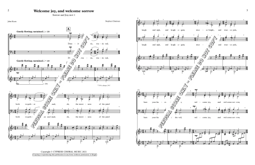 Sorrow and Joy (complete trilogy) - Chatman - SATB