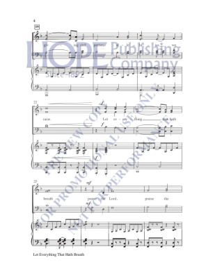 Let Everything That Hath Breath - Raney - SATB