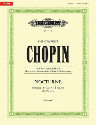 C.F. Peters Corporation - Nocturne in E flat major, Op. 9 No. 2 (comparative edition) - Chopin/Grabowski - Piano - Book