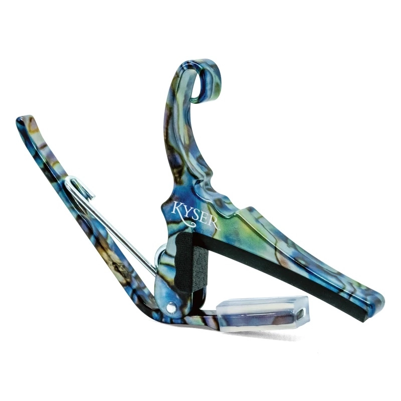 Quick-Change Capo for 6-String Acoustic Guitar - Abalone