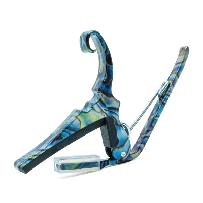 Quick-Change Capo for 6-String Acoustic Guitar - Abalone