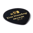 Celluloid Black Tear Drop Picks (12 Pack) - Medium