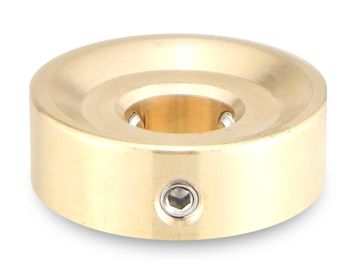 V1 Standard Replacement Footswitch Button - Brass