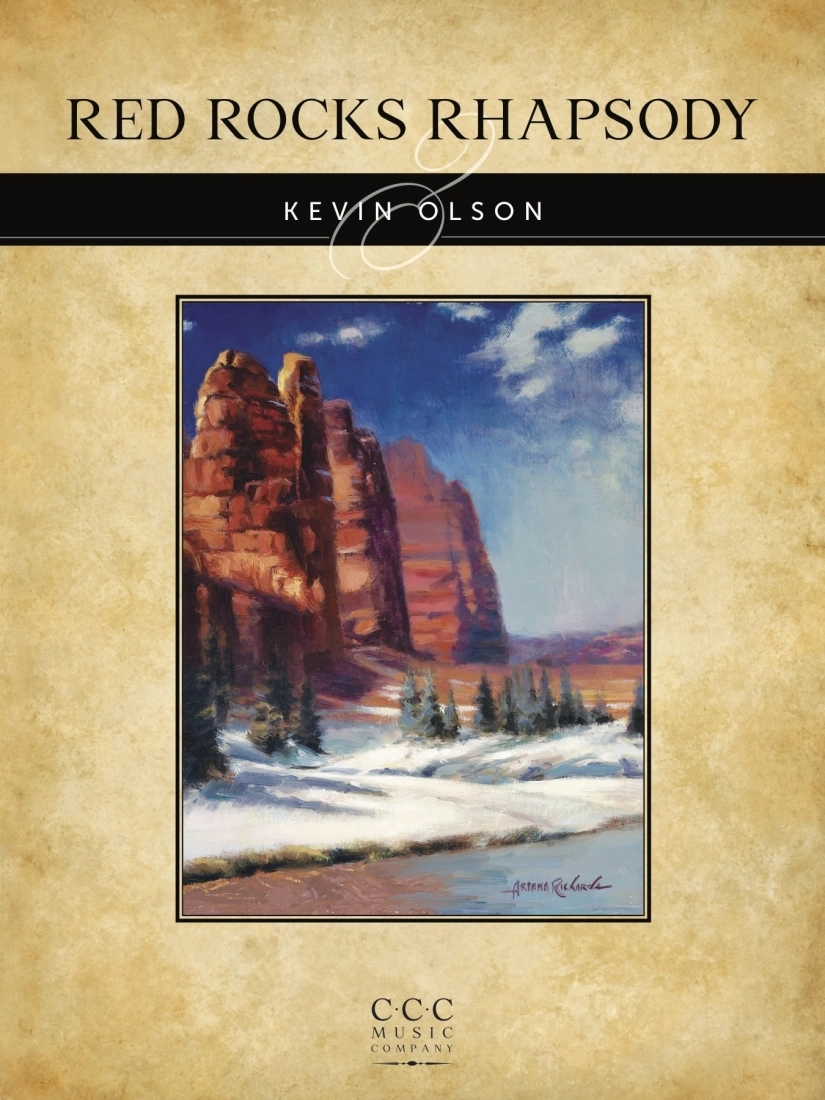 Red Rocks Rhapsody - Olson - Piano - Sheet Music