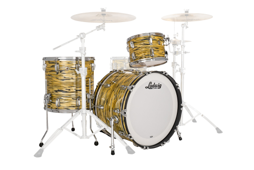 Ludwig Drums - Classic Oak Fab 3-Piece Shell Pack (22,13,16) - Lemon Oyster