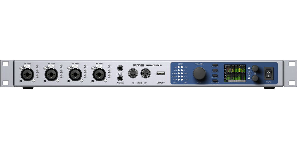 Fireface UFXIII 188-Channel, 24 Bit/192kHz High-end USB 3 Audio Interface