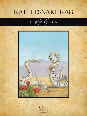 CCC Music Company - Rattlesnake Rag - Olson - Piano Duet (1 Piano, 4 Hands) - Book