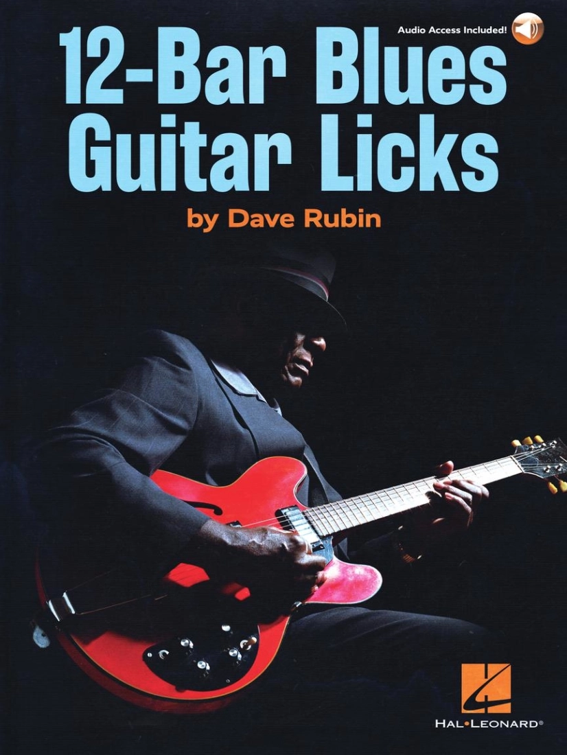 12-Bar Blues Guitar Licks - Rubin - Guitar TAB - Book/Audio Online