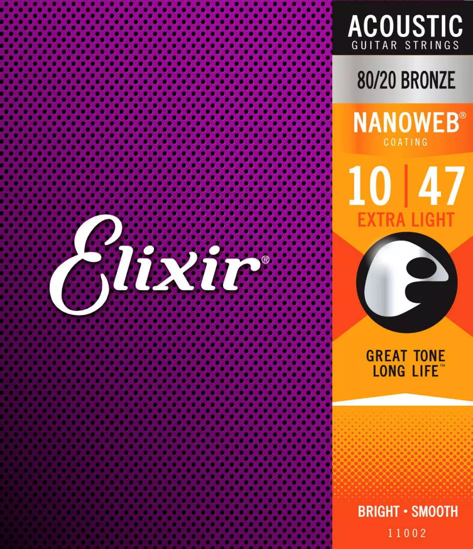 NANOWEB 10-47 Extra Light Acoustic Strings