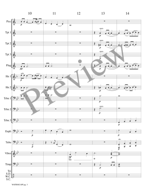 Waterscape - Marlatt - Brass Choir/Percussion - Gr. Medium