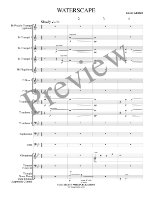 Waterscape - Marlatt - Brass Choir/Percussion - Gr. Medium