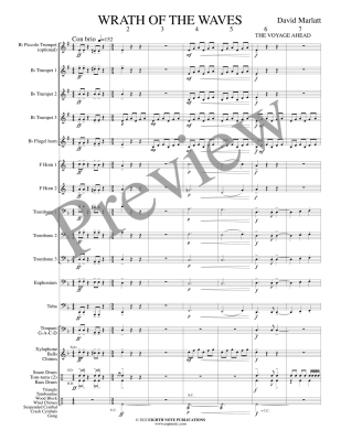 Wrath of the Waves - Marlatt - Brass Choir/Percussion - Gr. Medium