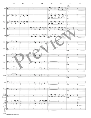 Wrath of the Waves - Marlatt - Brass Choir/Percussion - Gr. Medium