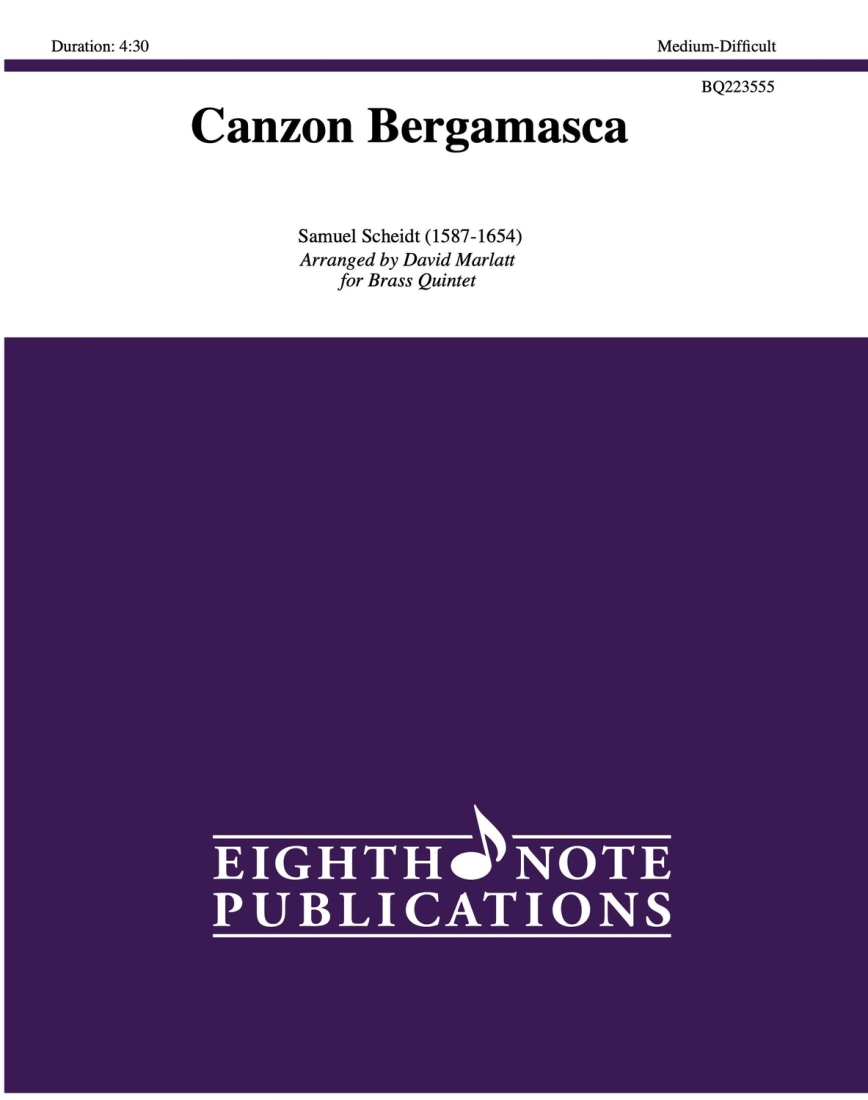 Canzon Bergamasca - Scheidt/Marlatt - Brass Quintet - Gr. Medium-Difficult