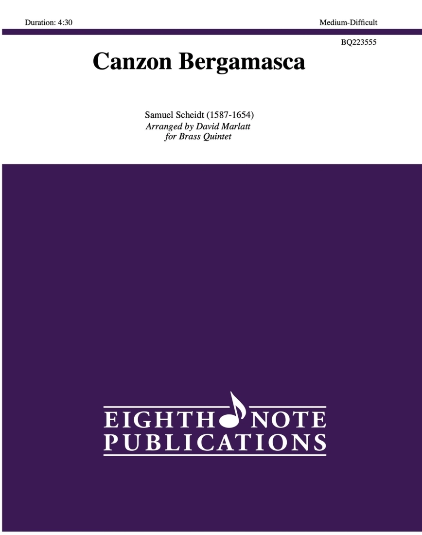 Canzon Bergamasca - Scheidt/Marlatt - Brass Quintet - Gr. Medium-Difficult