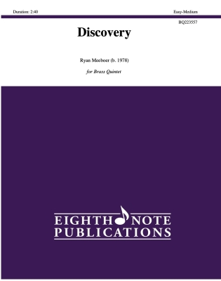 Eighth Note Publications - Discovery - Meeboer - Brass Quintet - Gr. Easy-Medium