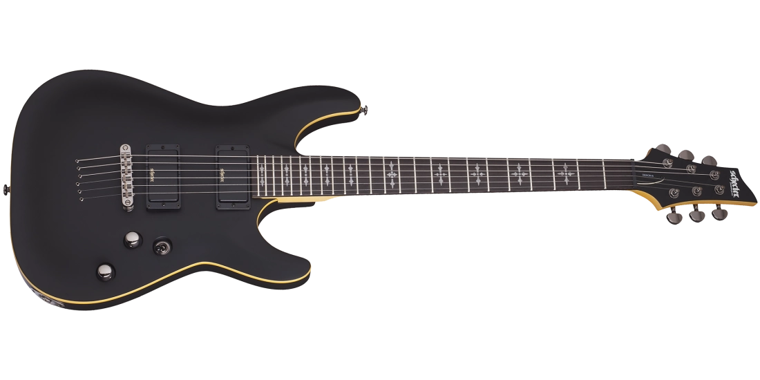 Demon-6 Electric Guitar - Aged Black Satin