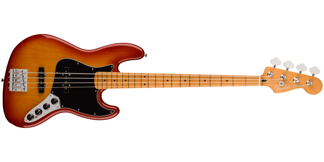 Player Plus Jazz Bass, Maple Fingerboard - Sienna Sunburst