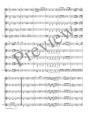 Divertimento No. 1: Allegro con Spirito - Haydn/Marlatt	- Clarinet Quintet - Gr. Medium