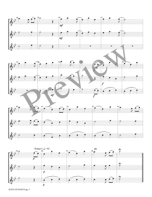 Kayla\'s Dance - McKinney - Flute Trio - Gr. Easy-Medium