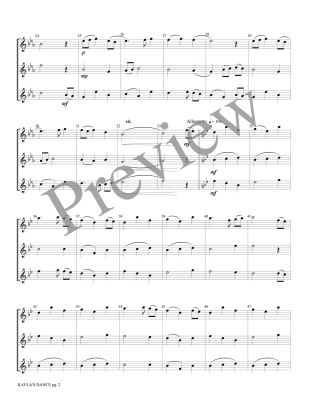 Kayla\'s Dance - McKinney - Flute Trio - Gr. Easy-Medium