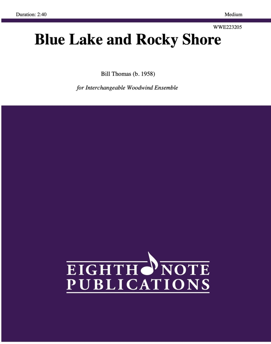 Blue Lake and Rocky Shore - Thomas - Interchangeable Woodwind Ensemble - Gr. Medium