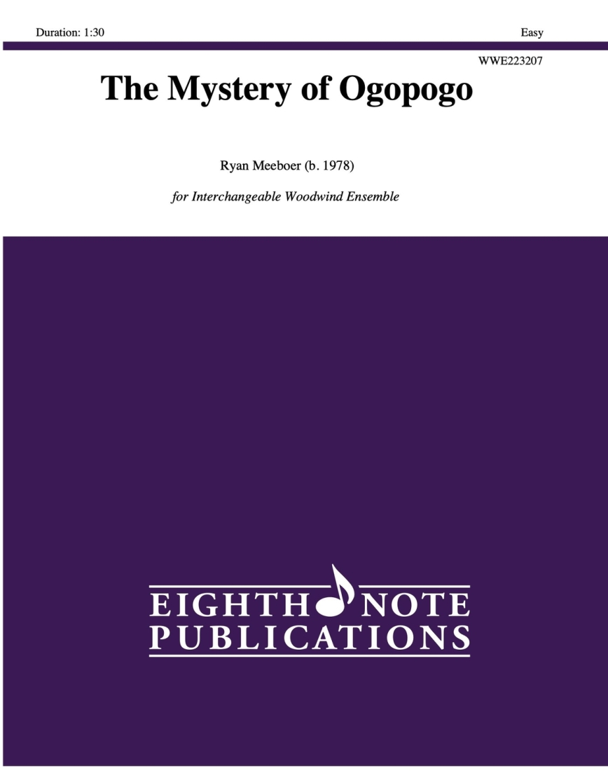 The Mystery of Ogopogo - Meeboer - Interchangeable Woodwind Ensemble - Gr. Easy