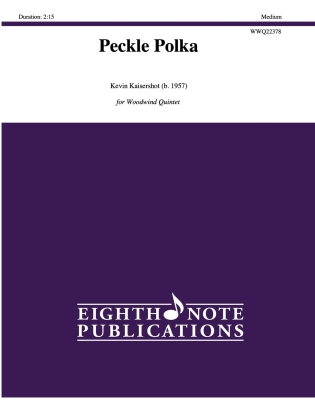 Eighth Note Publications - Peckle Polka - Kaisershot - Woodwind Quintet - Gr. Medium