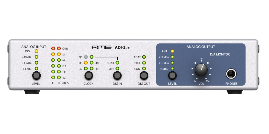 ADI-2 FS 2-Channel ADAT/SPDIF/AES-EBU/AD-DA Converter