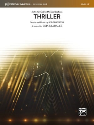 Alfred Publishing - Thriller - Temperton/Morales - Concert Band - Gr. 3.5