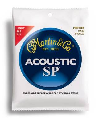 SP Bronze 12-54 Light Acoustic Strings
