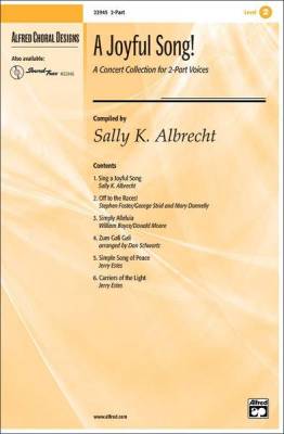 Alfred Publishing - A Joyful Song: A Concert Collection for 2-part voices