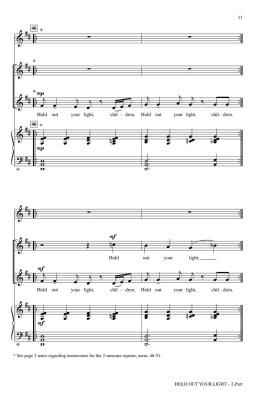 Hold Out Your Light - Spiritual/Dilworth - 2pt