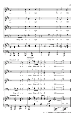 Ev\'rything\'s Gonna Be Alright - Spiritual/Dilworth - SATB