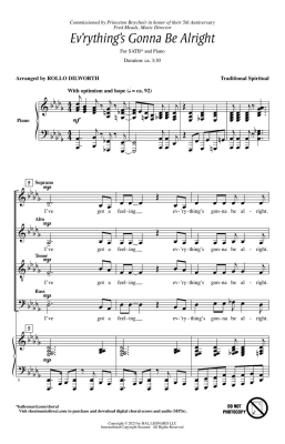 Ev\'rything\'s Gonna Be Alright - Spiritual/Dilworth - SATB