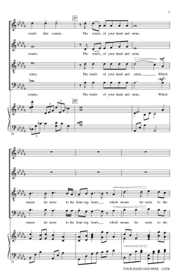 Your Hand and Mine - Free/Garrett - SATB