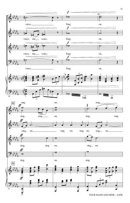 Your Hand and Mine - Free/Garrett - SATB