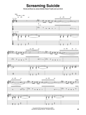 Metallica: 72 Seasons - Guitar TAB - Book