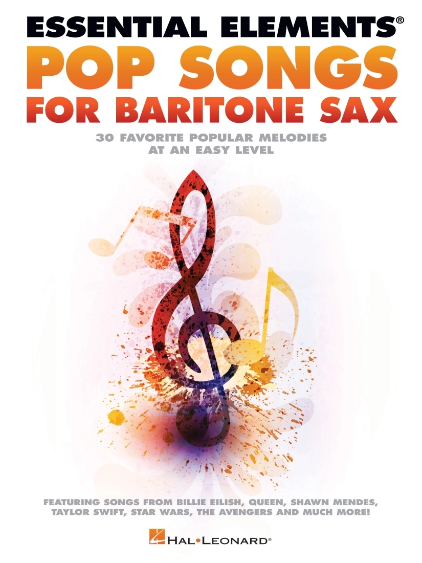 Essential Elements Pop Songs for Baritone Saxophone - Book