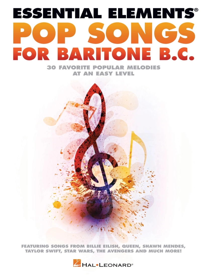 Essential Elements Pop Songs for Baritone B.C. - Book